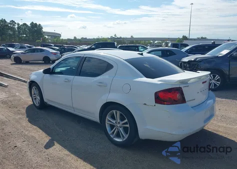 2014 Dodge Avenger Se из США, поврежденный, VIN 1C3CDZAB6EN201566